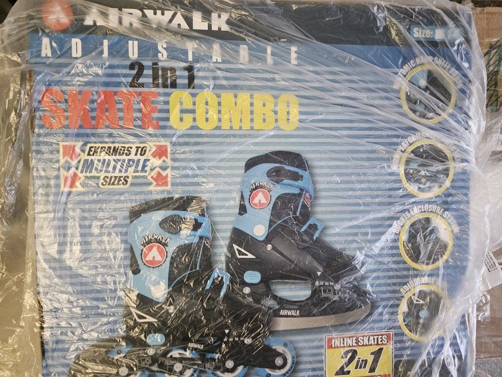 BRAND NEW - Airwalk 2 In 1 Skate Combo