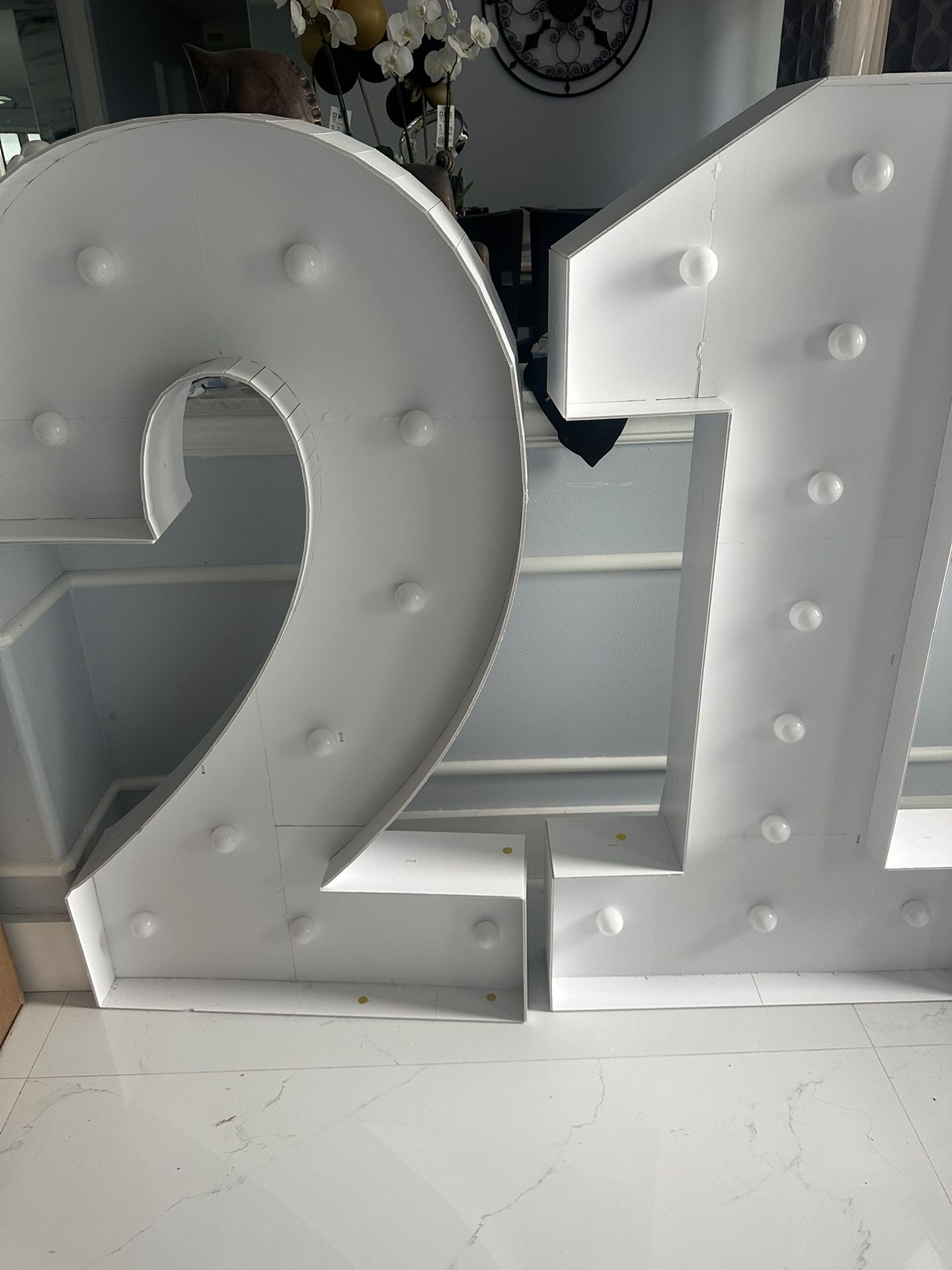 4 FT Marquee Numbers