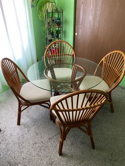 Rattan dining set