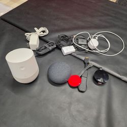 Google Home, Home Mini, and Chromecast Bundle