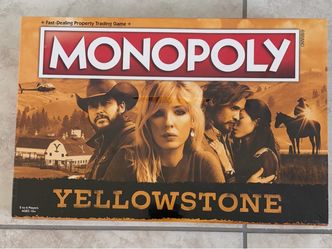 New Sealed Monopoly Yellowstone Edition Board Game - Paramount TV Series