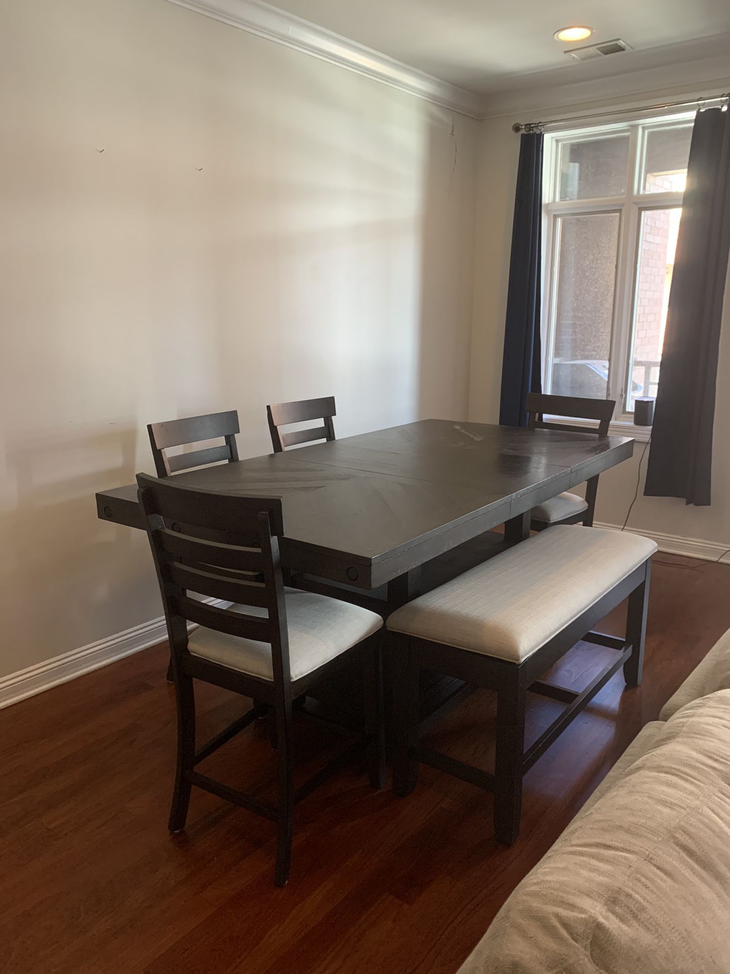 Dining Room Table Set - Bench & Chairs Included