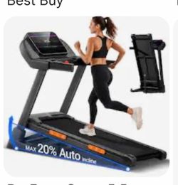 Folding Treadmill with Auto Incline
