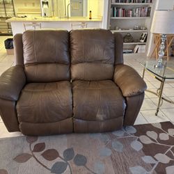 Twin Leather Recliner