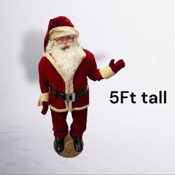 Vintage 1959 Harold Gale Lifesize 5Ft Santa Claus Store Display Home Decor LARGE