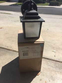 New outside light complete