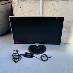 Samsung PX2370 wide screen 23” LCD monitor with LED backlight and stand