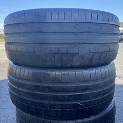 PAIR OF TIRES 255 40 21 CONTINENTAL