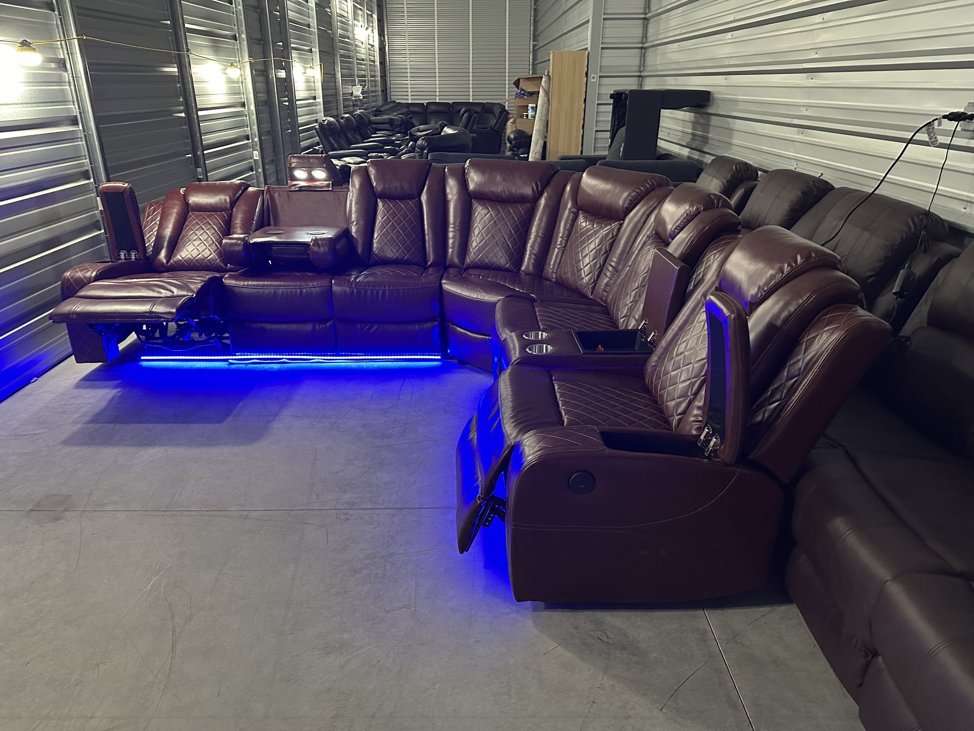 Brand New Power Reclining Sectional Couch