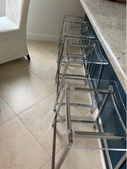 Acrylic bar stools