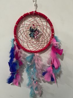 Stitch Angel In Love ‘8 Dreamcatcher Handmade