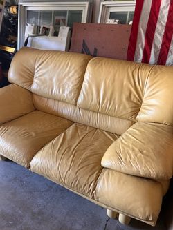 Leather couch