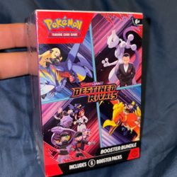New Pokemon Destined Rivals Booster Bundle