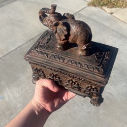 Elephant jewelry box