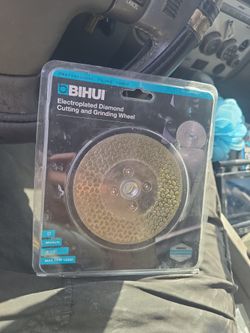 BIHUI electroplat3d diamond cutting and grinding wheel 4.5in