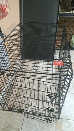 Large Dog Crate With Tray