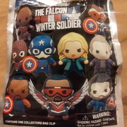 Marvel 3D Bag Clip Captain America Falcon & Winter Soldier 
