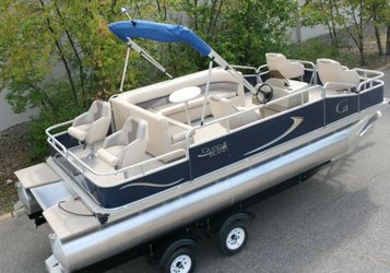 REDUCED-PRICE $1200$=2019 Pontoon 20 Grand Island G with Trailer!!