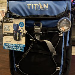 Titan Deep Freeze 26 Can Backpack Cooler (Brand New) 