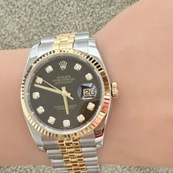Rolex Preowned 36mm DateJust W-Card/ Tag