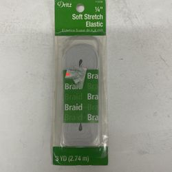 Dritz 1/4” Soft Stretch Elastic 
