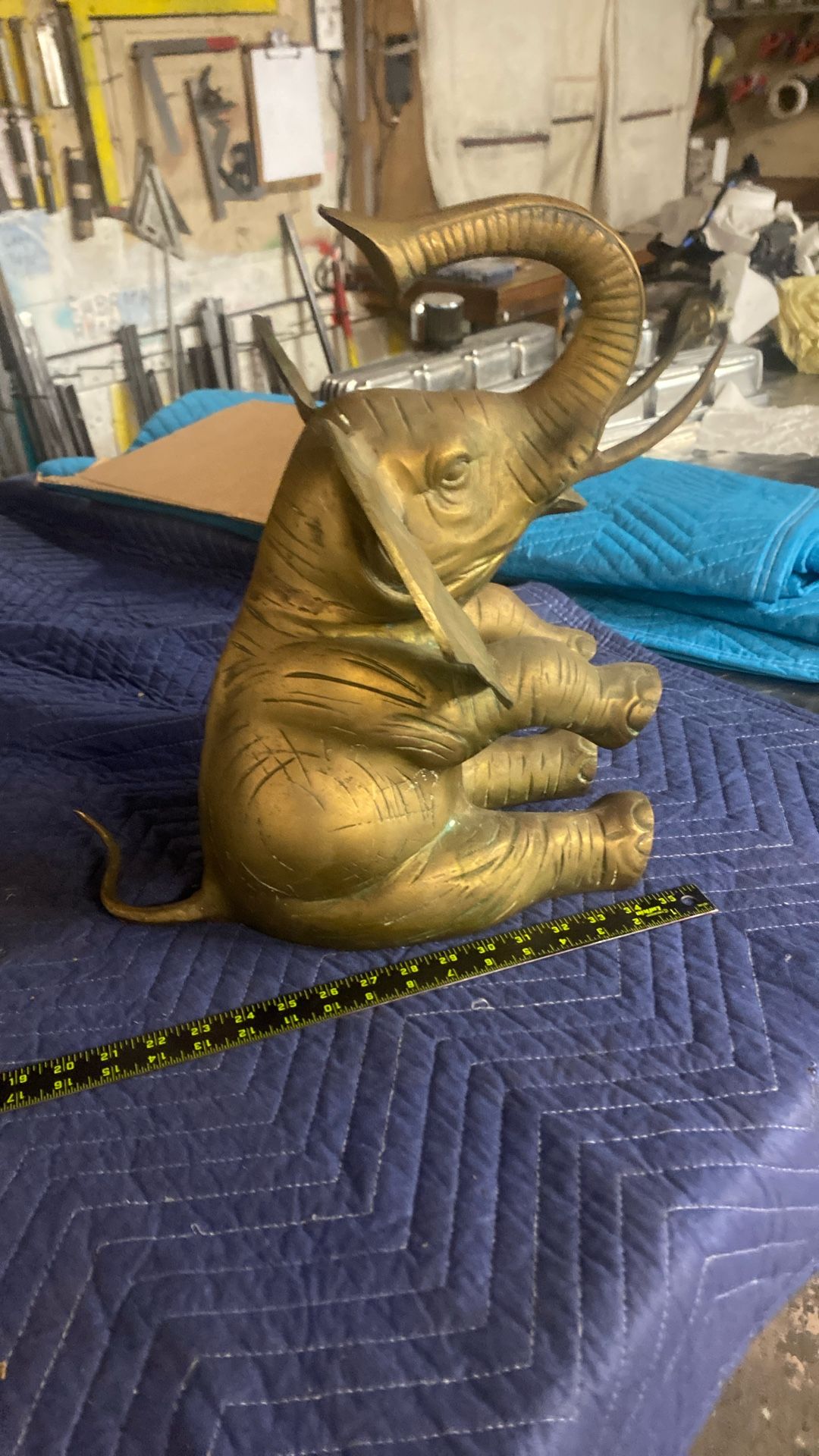 brass elephant 1960S, 1970S