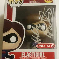 HOLLY HUNTER SIGNED AUTOGRAPHED INCREDIBLES 2 ELASTIGIRL FUNKO POP #403 BAS COA!