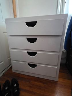 White dresser