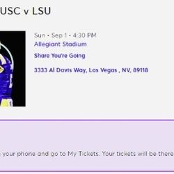 Vegas Kickoff Classic: USC vs LSU