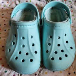 Crocs Crocband Clogs Ice Blue Size C10.