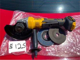 Brand new Dewalt  4 1/2” XR Vari-speed  Grinder     Tool Only   Sorry no manual