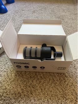 RØDE PodMic Cardioid Dynamic Broadcast Microphone — XLR Output
