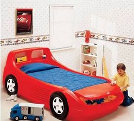Little Tikes Red Race Car Bed