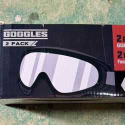 1-Pack Motorcycle & ATV Goggles 
