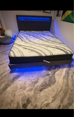 Light up Queen bed and Frame