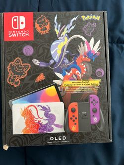 OLED Nintendo Switch Pokemon Scarlet and Violet Edition