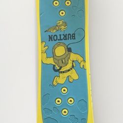 Burton Riglet Kids 90cm Snowboard  Burton Spaceman Graphic Yellow