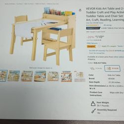 Toddler Table For Arts & Crafts