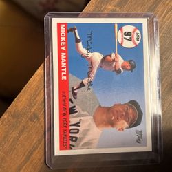 2006 Topps Mickey Mantle Auto Home run #97 
