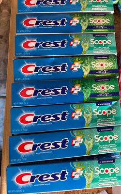 Crest Plus Scope Toothpaste