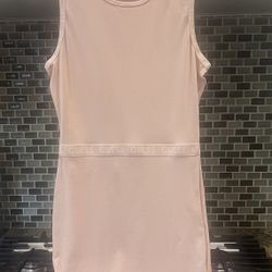 New Guess LA Sz S Pink Logo Dress