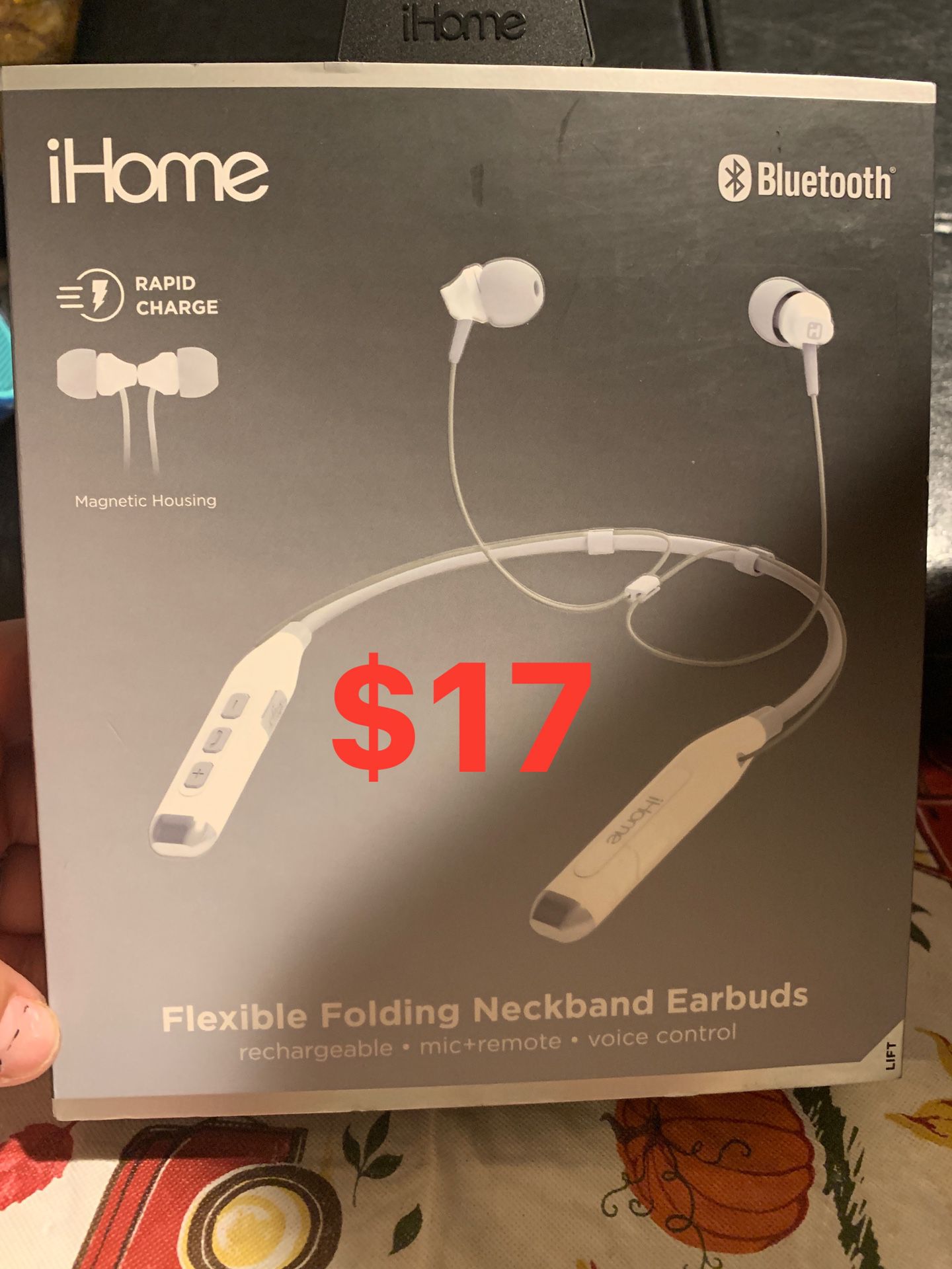 Flexible Folding Neckband Earbuds