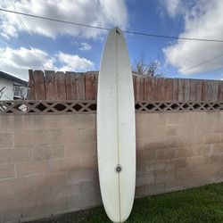 STAMPS custom longboard surfboard, 9’6”,