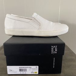 White Slip Ons Size 9.5