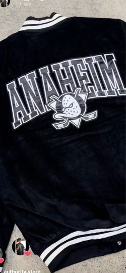 Anaheim Ducks Starter Corduroy Jacket Size 2X