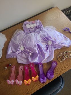 Girls Princess Dress-Up Set with Shoes
