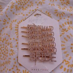 Hair Pins For Bride And Bride Maid 6pcs $ 1.50 Pkg.