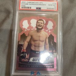 2021 Chronicles UFC Khabib Nurmagomedov Psa 10 Pink 