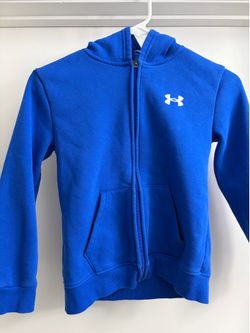Boys Under Armour Blue Zip-Up Hoodie