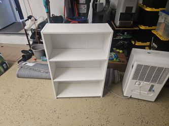 White 3 Shelf Book Shelf